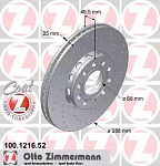 100121652 ZIMMERMANN Тормозной диск