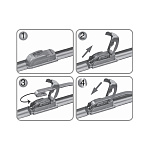 A07208S AVS Щетка стеклоочистителя бескаркасная Optimal Line OL-24 (60см)