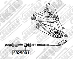 SB25001 JIKIU Втулка растяжки