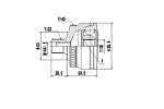 DCV861012 DYNAMATRIX ШРУС наруж. VW Passat 5 01г.> DCV861012