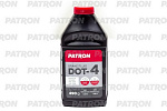 PBF450 PATRON Жидкость тормозная. 490г (424мл) DOT-4 для авто c ABS/ESP/ASR/DSC, FMVSS 116, ISO 4925 class 4, JIS K2233, SAE J1703, SAE J1704 (25 шт./уп.)