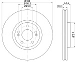 ND6073K NISSHINBO Диск тормозной перед