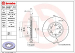 09595710 BREMBO Диск тормозной Standard | перед |