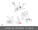 CA6PK1072 NTN / SNR SNR Поликлиновой ремень L1072mm. CA6PK1072