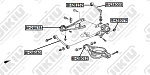 BH28080 JIKIU Сайлентблок задн подвески ACURA MDX 01-06, HONDA MR-V 03-08, PILOT (USA) 02-08 BH28080