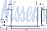 940319 NISSENS Радиатор кондиционера VW-GOLF VII 12-