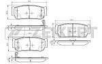 BS2424 ZEKKERT Колодки торм. диск. задн. SsangYong Actyon 06-, Rexton 01-, Rodius 05-.