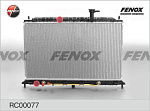 RC00077 FENOX Радиатор охлаждения