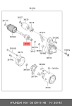 CYA005 RAON AUTO RAON Бендикс стартера HYUNDAI ACCENT 3613911140.