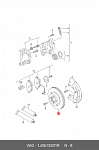 DI0901C JAPANPARTS Диск тормозной передний Audi A1, VW Polo sedan, Skoda Octavia, Rapid, Fabia, Roomster 11-> 288x25 mm