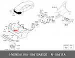 OEM0251 UNKNOWN BRAND Бампер задний Kia Optima 4 JF седан, 2018-нв