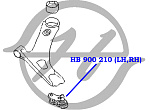 HB900210 HANSE Шаровая опора