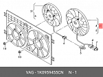 133123U2 POLCAR Вентилятор охлаждения двигателя Audi A3, VW Touran, Golf V.., Seat Altea.. - 1,4/1,6 (- AC)