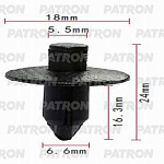 P370676 PATRON КЛИПСА ПЛАСТМАССОВАЯ INFINITI,LEXUS,NISSAN,TOYOTA ПРИМЕНЯЕМОСТЬ ВНУТРЕННЯЯ ОТДЕЛКА