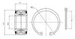 CS0883 TRIALLI Комплект подшипника ступицы колеса