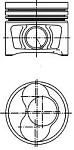 40409600 KOLBENSCHMIDT ПОРШЕНЬ AUDI A3/A4 VW GOLF V/PASSAT/TOURAN 2.0TDI 05- D=81.01 STD CYL 3,4