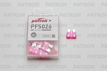 PFS026 PATRON Предохранитель пласт.коробка 25шт ATC Fuse 4A розовый