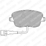 LP1754 DELPHI Колодки торм.пер. SEAT Cordoba 1,2-2,0/TDI/16V 09/02->/Ibiza IV 1,2-2,0/TDI/16V 02/02->.SKODA Fabia