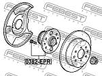 0382EPR FEBEST Ступица 0382-EPR