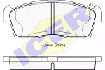 181833 ICER Колодки торм. диск. Alto IV (FF) 1.1i.