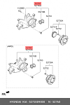 N1A24152 NEROLI Сайлентблок задней цапфы HYUNDAI IX35/TUCSON/KIA SPORTAGE 10-