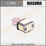 L760 MASUMA ЛАМПЫ СВЕТОДИОДНЫЕ MASUMA LED BAY15D 12V21+5W SMD 1-2W ДВУХКОНТАКТНЫЕ (КОМПЛЕКТ 2ШТ)