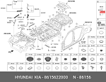 8615622000 HYUNDAI / KIA ВИНТ М6