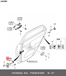 PARDT104 PLASTIC AUTO Ремкомплект ограничителей дверей (4 двери, тип 10)