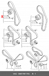 KTB475 DAYCO Ремкомплект ГРМ KTB475