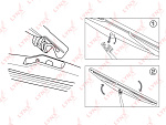 LR33S LYNXAUTO Щетка стеклоочистителя задн. 330мм
