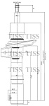 JAS0253 JUST DRIVE Стойка газомасляная передняя /335808/