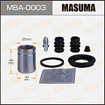 MBA0003 MASUMA Ремкомплект направляющих суппорта. Ремкомплект тормозного суппорта с поршнем d-34 MASUMA, 234912 rear