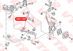 VW0113RP VTR Полиуретановый сайлентблок нижнего рычага передней подвески, внутренний