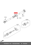 493003W000 HYUNDAI / KIA Карданный вал HYUNDAI IX35 10-/KIA SPORTAGE 10- 4WD