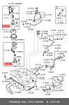 319112D000 HYUNDAI / KIA ФИЛЬТР ТОПЛИВНЫЙ HYUNDAI ACCENT/LANTRA/GETZ 1.5-2.0