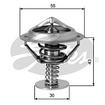 TH05382G1 GATES Термостат 7412-10100