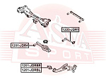 1201JDRBR ASVA САЙЛЕНТБЛОК ЗАДНЕГО ПРОДОЛЬНОГО РЫЧАГА ПРАВЫЙ