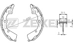 BK4258 ZEKKERT Колодки торм. бараб. задн. Kia Picanto 04-.