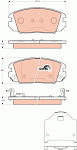 GDB3409 TRW Колодки торм.пер.