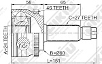 JC13025 JIKIU ШРУС JIKIU JC13025