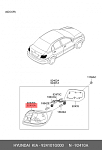 OEM0045FONL UNKNOWN BRAND Фонарь левый Kia Rio 2 JB (2005-2011) седан