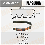 4PK915 MASUMA Ремень поликлиновый