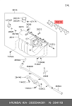 283554A001 HYUNDAI / KIA Прокладка впускного коллектора Hyundai-Kia (283554A001)