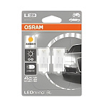 7706YE02B OSRAM Снят, замена 7505DYP-02B Комплект ламп W21W 12V 1,3W W3X16D LEDRIVING standard/W21W/оранжевый 2шт.(1