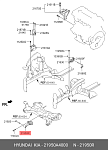 21950A4000 HYUNDAI / KIA ОПОРА ДВИГАТЕЛЯ