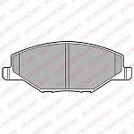 LP2444 DELPHI Колодки VW POLO (RUS) 11-/SKODA FABIA 11-