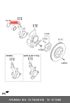 HBK2803 B-RING Подшипник ступицы KIA Sportage (04-) перед. (компл.) (HBK2803) B-RING HARDIG