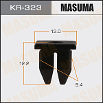 KR323 MASUMA Клипса крепежная. Клипса автомобильная (автокрепеж) Masuma323-KR [уп.50]