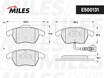 E500131 MILES Колодки тормозные передние (Смесь CERAMIC) AUDI A3/VOLKSWAGEN G5/PASSAT 06>/TOURAN 03>06/CADDY 04> (TRW GDB1550) E500131