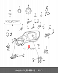 SDYET10000R AUTOCOMPONENT Автозапчасть/Фара прав SKODA: YETI - 0509- C ЭК C ПРОТИВОТУМ